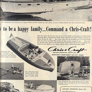 Chris-Craft Boats Ad 1953