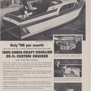 Chris-Craft Boats Ad April 1960
