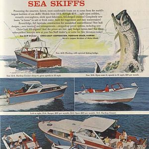 Chris-Craft Boats Ad February 1960