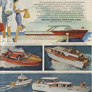 Chris-Craft Boats Ad March 1960