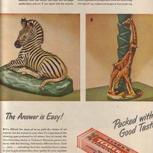 Clark's Gum Ad September 1947