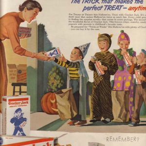 Cracker Jack Ad 1954