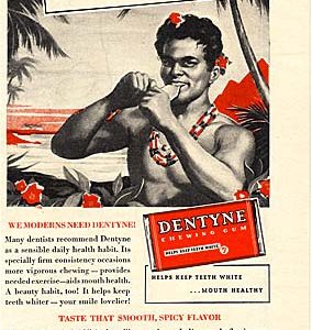 Dentyne Gum Ad 1938