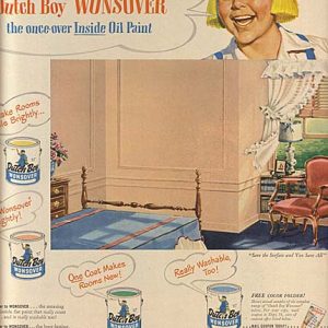 Dutch Boy Paint Ad 1949