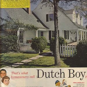 Dutch Boy Paint Ad 1957