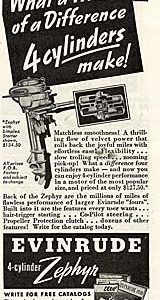 Evinrude Outboard Motor Ad 1940