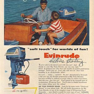 Evinrude Outboard Motor Ad 1955