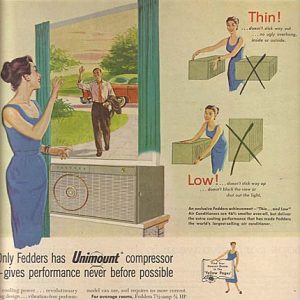 Fedders Air Conditioners Ad 1957