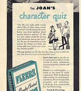 Fleers Gum Ad 1946