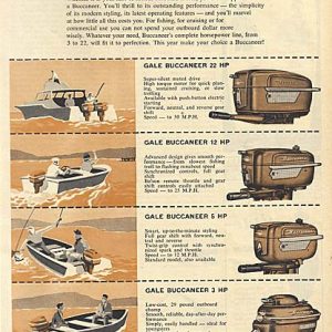 Gale Outboard Motor Ad 1955