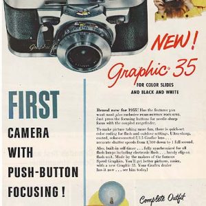 Graflex Camera Ad 1955