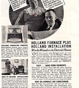 Holland Furnace Company Ad 1937