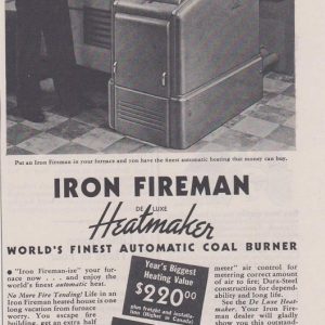Iron Fireman Ad 1938