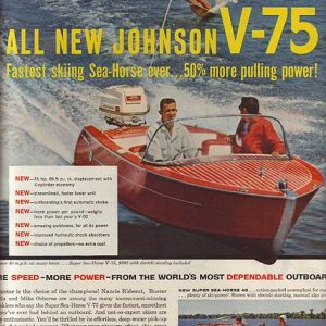 Johnson Outboard Motor Ad 1960