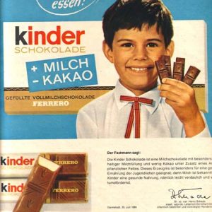 Kinder Candy Ad 1967
