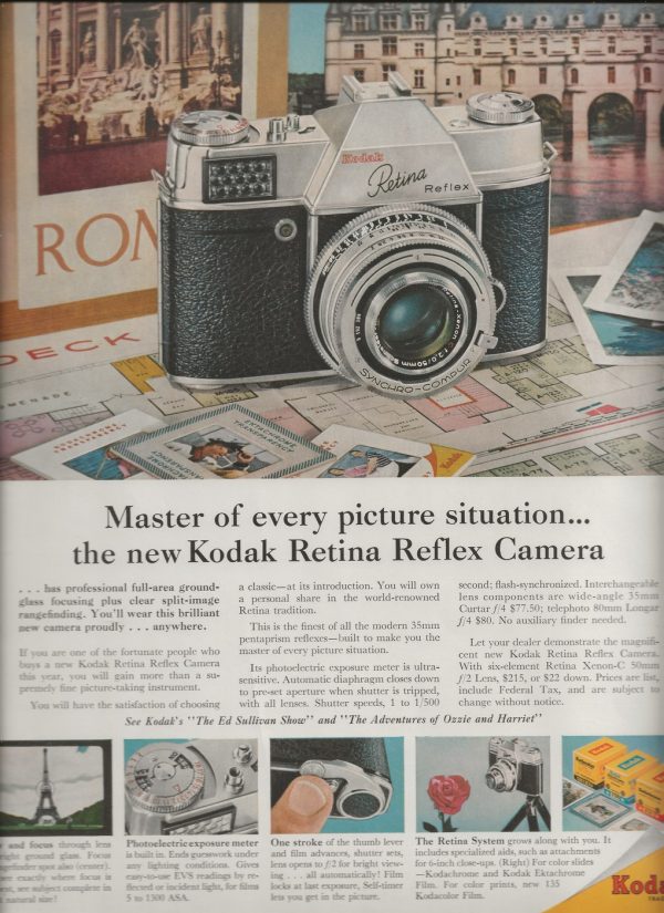 Kodak Camera Ad 1958