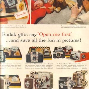 Kodak Camera Ad December 1958