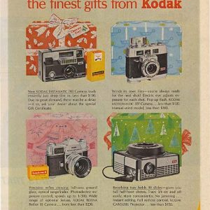 Kodak Camera Ad December 1963