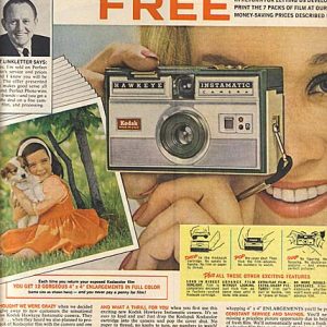 Kodak Camera Film Ad 1964