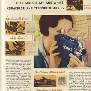 Kodak Movie Camera Ad 1930