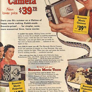 Kodak Movie Camera Ad 1953