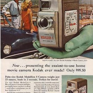 Kodak Movie Camera Ad 1957