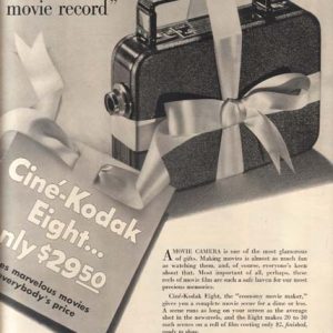 Kodak Movie Camera Ad December 1939