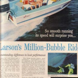 Larson Boats Ad 1962