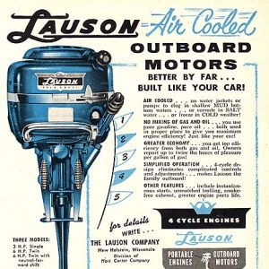 Lauson Outboard Motor Ad 1955