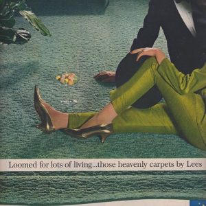 Lee's Carpets Ad 1962