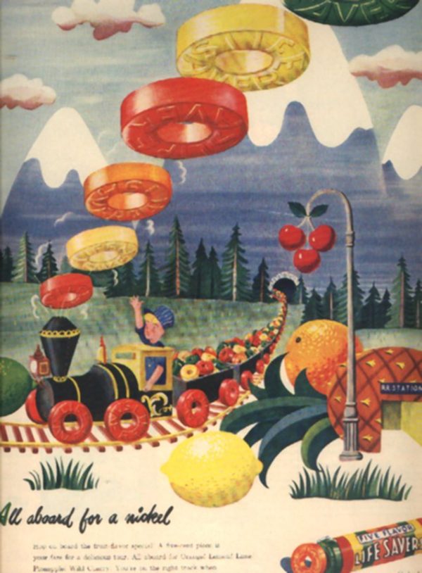 Life Savers Candy Ad 1945