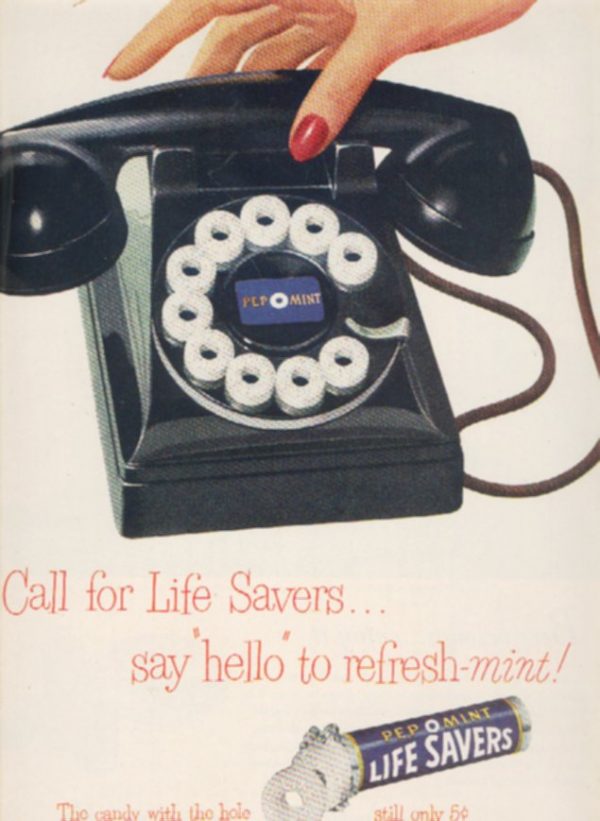 Life Savers Candy Ad 1949