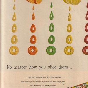 Life Savers Candy Ad August 1948