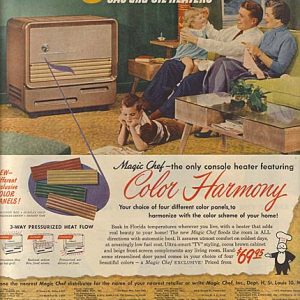 Magic Chef Heater Ad 1952