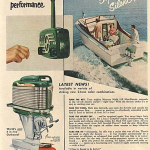 Mercury Outboard Motors Ad 1955