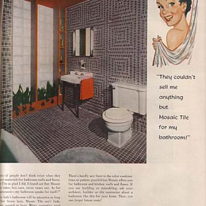 Mosaic Tile Ad 1952