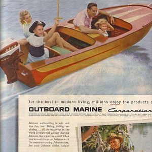 OMC Boats Ad 1957