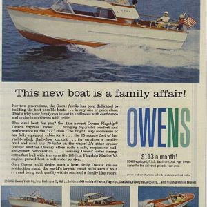 Owens Boats Ad 1960