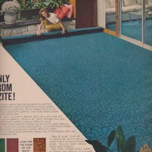 Ozite Carpets Ad 1968