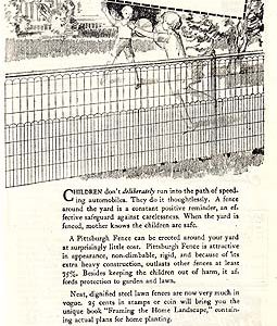 Pittsburgh Lawn Fence Ad 1930