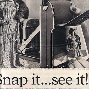 Polaroid Camera Ad November 1956