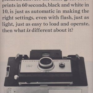 Polaroid Camera Ad September 1964