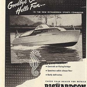 Richardson Boats Ad 1947