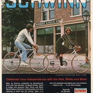 Schwinn Bicycle Ad 1975