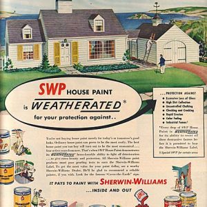 Sherwin-Williams Paint Ad 1950