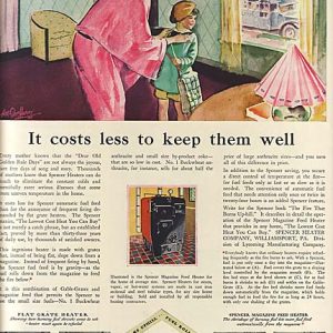 Spencer Heaters Ad 1930