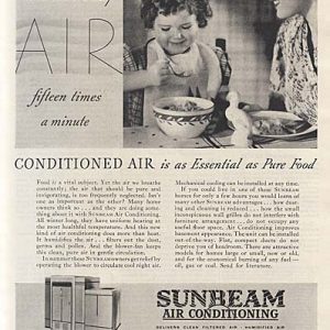 Sunbeam Air Conditioning Ad 1937