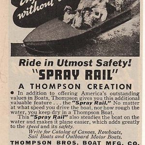 Thompson Boats Ad 1943