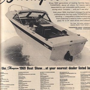 Thompson Boats Ad 1969