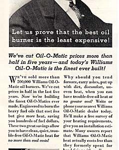 Williams Heating Ad 1936